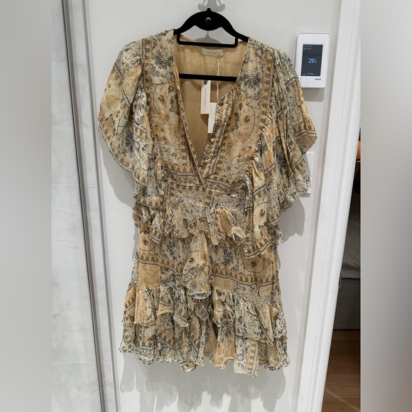 Mes Demoiselles yellow paisley dress from Anthropologie. New with tags - Picture 4 of 8